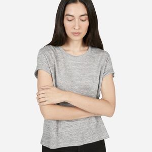 Everlane Linen Box-Tee – Heather Grey